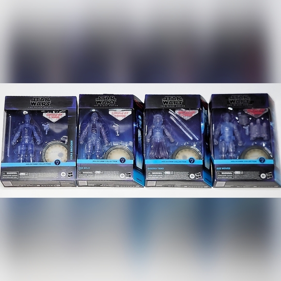 Star Wars Black Series Holocomm Collection Action Figure Bundle - Picture 1 of 11
